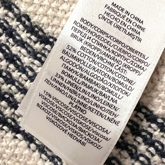 RALPH LAUREN Poncho Linen Wrap VERY Oversized Size XS / Small FAST SHIP 3188-8 - Picture 4 of 9